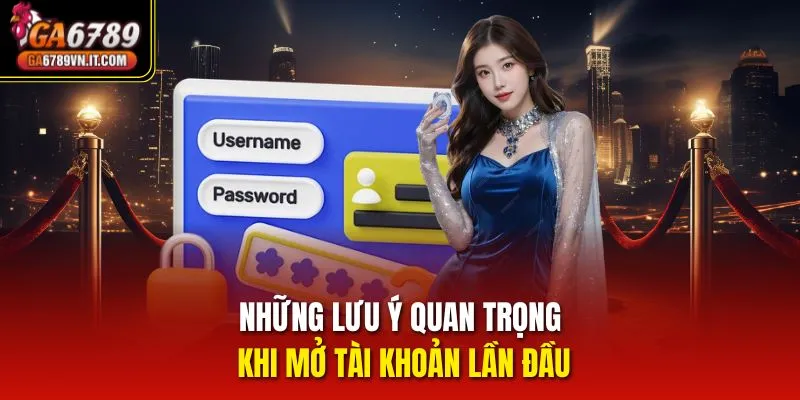 Những lưu ý quan trọng khi mở tài khoản lần đầu